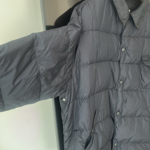 Vintage Armani Jeans by Giorgio Armani Puffer Jacket Collared Black Men's Sz 40 - Picture 9 of 17